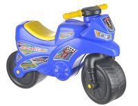 Миниатюра: Каталка детская пласт. 680*270*475мм Мотоцикл синий