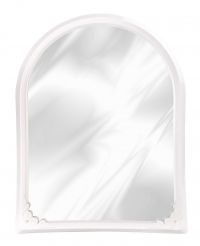 Миниатюра: Зеркало настенное 500*390*30мм цвет рамы белый (6)