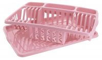 Миниатюра: Сушилка для посуды пласт. 508*338мм Фланто розовая