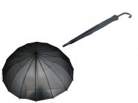 Миниатюра: Зонт-трость d118см, полуавтомат, 16 спиц, пласт. ручка