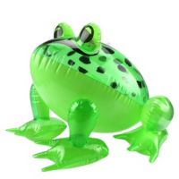 Миниатюра: Игрушка надувная ПВХ, светятся глаза Лягушка зеленая