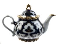 Миниатюра: Чайник заварочный 1,1л фигурный Узбекская пахта