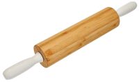 Миниатюра: Скалка дер. (бамбук) 46см, крутящиеся ручки WEBBER