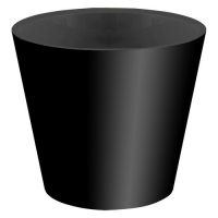 Миниатюра: Горшок для цветов пласт. 1,6л (d160мм), дренаж. вставка Rosemary черный