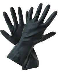 Миниатюра: Перчатки технические резиновые, для защиты от щелочей, кислот и их солей КЩС тип 1 р-р XL, длинные