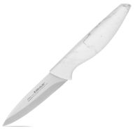 Миниатюра: Нож кухонный нерж. 9см (для овощей), пласт. ручка под белый мрамор Attribute MARBLE