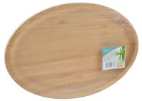 Миниатюра: Блюдо бамбук 25,5*16,5*1,5см, овальное для сервировки