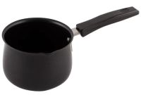 Миниатюра: Кофеварка (турка) сталь (карбоновая) 490мл, а/п пласт. ручка Mallony черная