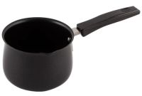 Миниатюра: Кофеварка (турка) сталь (карбоновая) 380мл, а/п пласт. ручка Mallony черная