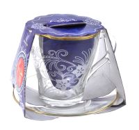 Миниатюра: Набор чайный 2пр Флоксы стекло (9)