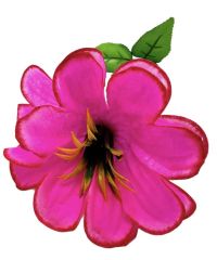 Миниатюра: Цветок искусственный Мак 45см Розовый с борд.краем OD-9 @