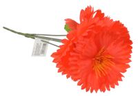 Миниатюра: Цветы искусственные Букет Гвоздика 5шт 35см красная BUK-2-39 @