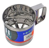 Миниатюра: Кружка-сито нерж. 350гр (d10см), 2 шкалы деления (125гр и 250гр) СА-L357