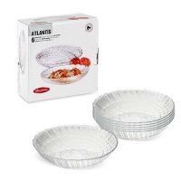Миниатюра: Набор тарелок 6шт 22см стекло Атлантис (ATLANTIS)