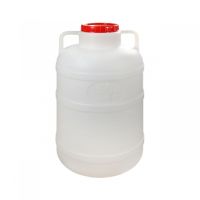 Миниатюра: Канистра-бочка 50л п/эт (350*350*590мм), пищевая, 2 встроенные ручки