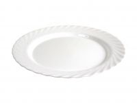 Миниатюра: Блюдо 31см круглое стеклокерамика ТРИАНОН белый