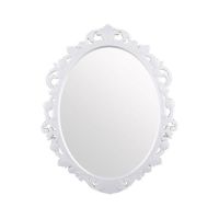 Миниатюра: Зеркало в рамке Ажур 585*470мм белый