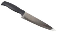Миниатюра: Нож кухонный нерж. 17,5см, пласт. черная ручка Tramontina Athus 23084/007 @