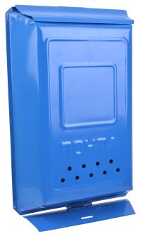 Миниатюра: Ящик почтовый мет. 35*25см, без замка, окрашенный синий