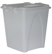 Миниатюра: Контейнер пласт. 10,5л (240*300*275см), пласт. крышка Премиум цвет мрамор @