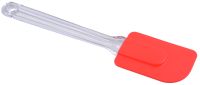 Миниатюра: Лопатка кулинарная силикон 24см, пласт. ручка АКС111 цвет микс