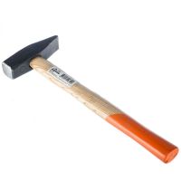 Миниатюра: Молоток слесарный 800гр, квадратный боек, дер.ручка, Техпром МДР800