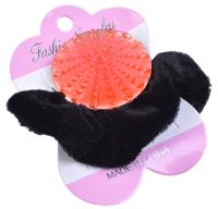 Миниатюра: Резинка для волос, стекло,круг, стразы 1шт