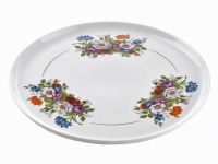 Миниатюра: Блюдо для пиццы фарфор 300мм Букет Цветов 1/5