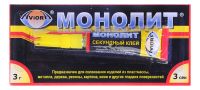 Миниатюра: Клей 3гр Монолит моментальный универсальный AVIORA 403-001