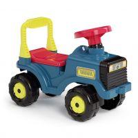 Миниатюра: Машинка-каталка детская пласт. 570*270*420мм Трактор синий (2)
