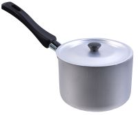 Миниатюра: Ковш ал. 1,5л (14см), ал. крышка, пласт. ручка