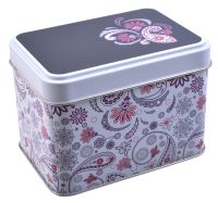 Миниатюра: Банка жестяная 400мл (67*98мм h69мм) Бута белая