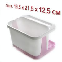 Миниатюра: Подставка для моющих средств бело-розовый, бело-бежевый (15)