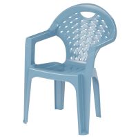 Миниатюра: Кресло пласт. 585*540*800мм синее
