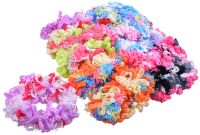 Миниатюра: Резинка для волос неоновая петелька набор 12шт@