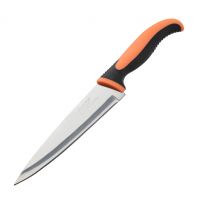 Миниатюра: Нож кухонный нерж. 17,8см (разделочный), резиновая ручка