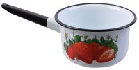 Миниатюра: Ковш эм. 2л деколь Клубника садовая белый