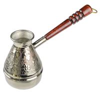 Миниатюра: Кофеварка (турка) медь 200гр, дер. ручка Виноград