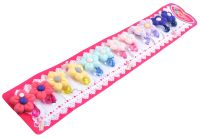 Миниатюра: Резинка для волос 12шт Нарядный бантик@