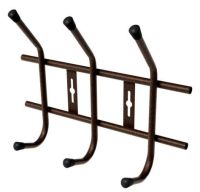 Миниатюра: Вешалка для одежды 3 крючка бронза 31*23*9см (6)