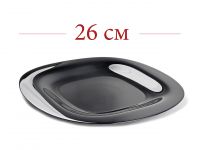 Миниатюра: Тарелка обеденная 26см стеклокерамика Нью Карин черная
