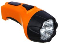Миниатюра: Фонарь аккумуляторный пласт. 13*5,3см, 4 LED вилка 220В аккумулятор 300 мАч ЕРМАК