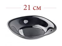 Миниатюра: Тарелка суповая 21см стеклокерамика Нью Карин черная