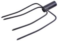 Миниатюра: Вилы 4-х рогие навозные сварные из калиброванной стали@