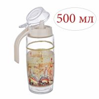 Миниатюра: Бутылка для масла с ручкой 500мл Тоскана стекло