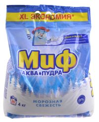 Миниатюра: Порошок стиральный 4кг автомат МИФ морозная свежесть