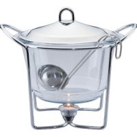 Миниатюра: Мармит стекло и нерж. 4л (22см), нерж. половник BerlingerHaus FOOD WARMERS LINE