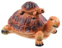 Миниатюра: Фигурка садовая Черепаха двойная 15*27см гипс
