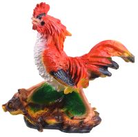 Миниатюра: Фигурка садовая Петух средний 38*34см гипс
