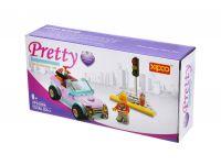 Миниатюра: Игрушка конструктор машина 82пр пласт №ХР96006